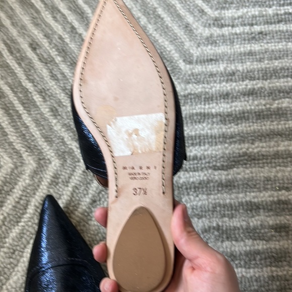 New Marni Blue Metallic Mules 37.5 - Picture 13 of 15